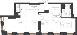 3-к квартира, вторичка, 81м2, 17/27 этаж