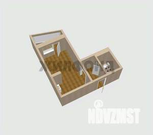 1-к квартира, вторичка, 23м2, 10/10 этаж