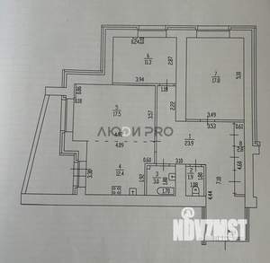 3-к квартира, вторичка, 91м2, 5/16 этаж