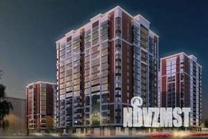 3-к квартира, строящийся дом, 61м2, 16/16 этаж