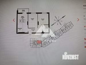 3-к квартира, вторичка, 68м2, 15/25 этаж