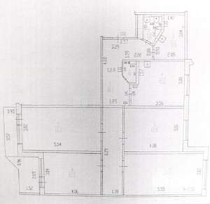 4-к квартира, вторичка, 95м2, 6/10 этаж