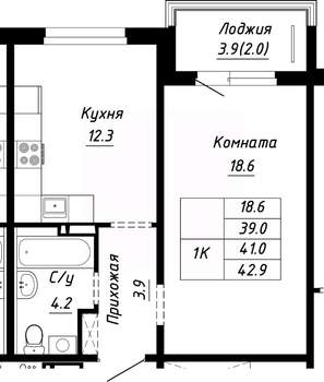 Фото квартиры на продажу (1)