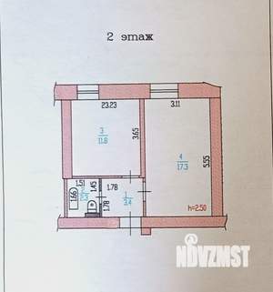 1-к квартира, вторичка, 35м2, 2/10 этаж