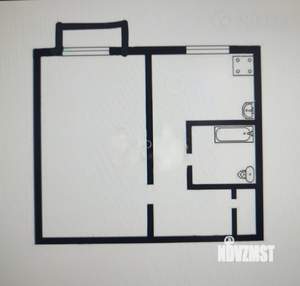 1-к квартира, вторичка, 33м2, 8/10 этаж