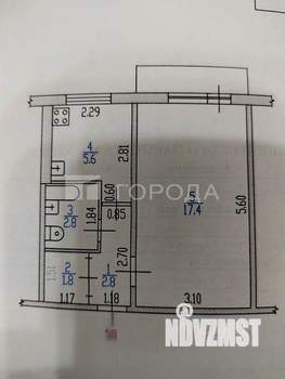 1-к квартира, вторичка, 30м2, 2/5 этаж