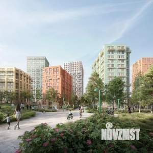 2-к квартира, строящийся дом, 49м2, 18/24 этаж