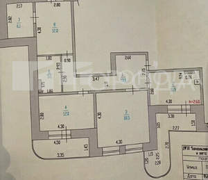 3-к квартира, вторичка, 96м2, 3/10 этаж