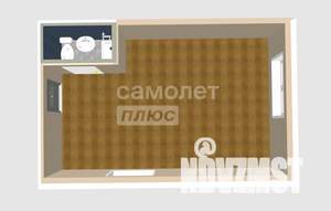 Студия квартира, вторичка, 22м2, 1/5 этаж