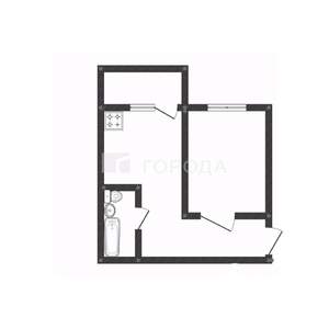 1-к квартира, вторичка, 34м2, 4/10 этаж