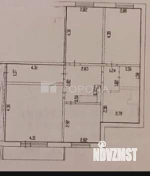 3-к квартира, вторичка, 75м2, 9/9 этаж