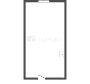 1-к квартира, вторичка, 16м2, 1/1 этаж