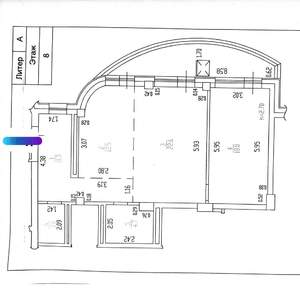 2-к квартира, вторичка, 72м2, 8/16 этаж