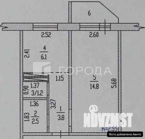1-к квартира, вторичка, 28м2, 2/10 этаж