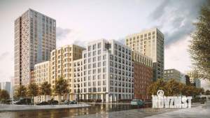3-к квартира, строящийся дом, 75м2, 1/7 этаж