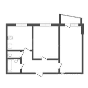 2-к квартира, вторичка, 51м2, 2/10 этаж