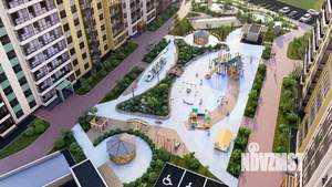 2-к квартира, строящийся дом, 54м2, 4/10 этаж