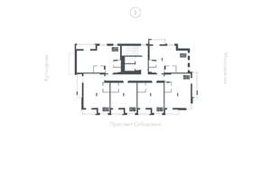 2-к квартира, строящийся дом, 67м2, 2/15 этаж