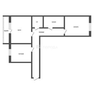2-к квартира, вторичка, 43м2, 4/6 этаж