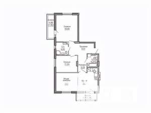 3-к квартира, вторичка, 82м2, 7/8 этаж