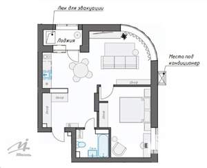 2-к квартира, вторичка, 49м2, 10/16 этаж