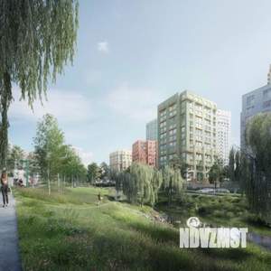 2-к квартира, строящийся дом, 49м2, 20/23 этаж