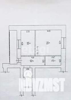 1-к квартира, вторичка, 45м2, 9/11 этаж