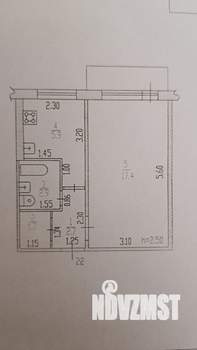 1-к квартира, вторичка, 31м2, 3/5 этаж