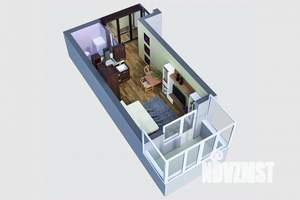 Студия квартира, вторичка, 27м2, 10/10 этаж