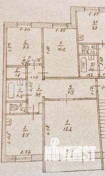 3-к квартира, вторичка, 64м2, 8/9 этаж