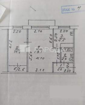 2-к квартира, вторичка, 45м2, 4/5 этаж