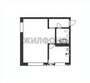 1-к квартира, вторичка, 31м2, 4/5 этаж