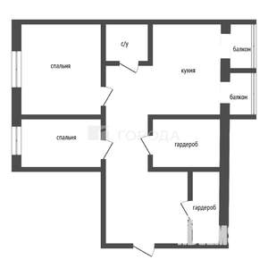 3-к квартира, вторичка, 93м2, 9/10 этаж
