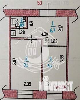 2-к квартира, вторичка, 23м2, 5/5 этаж