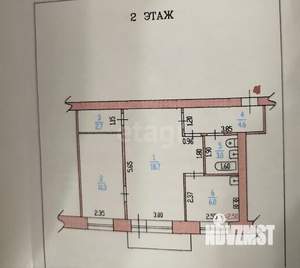 2-к квартира, вторичка, 45м2, 2/5 этаж