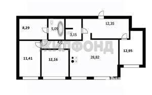 3-к квартира, вторичка, 98м2, 16/16 этаж