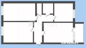 3-к квартира, вторичка, 50м2, 3/5 этаж
