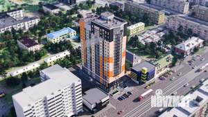 1-к квартира, строящийся дом, 55м2, 17/20 этаж