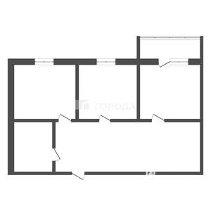 2-к квартира, вторичка, 46м2, 9/9 этаж