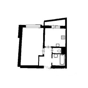 1-к квартира, вторичка, 40м2, 9/17 этаж