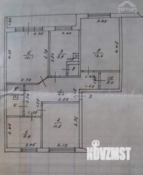 4-к квартира, сданный дом, 76м2, 2/2 этаж
