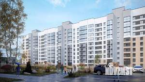 2-к квартира, строящийся дом, 55м2, 11/17 этаж