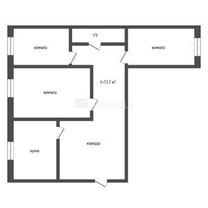 3-к квартира, вторичка, 73м2, 7/10 этаж