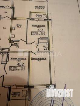 2-к квартира, вторичка, 55м2, 15/16 этаж