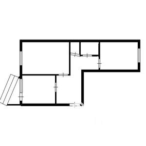 2-к квартира, вторичка, 49м2, 6/10 этаж