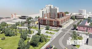 3-к квартира, строящийся дом, 66м2, 10/18 этаж