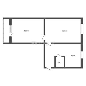 2-к квартира, вторичка, 43м2, 3/5 этаж