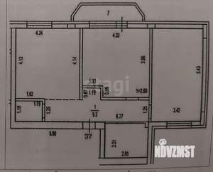 3-к квартира, вторичка, 70м2, 7/10 этаж