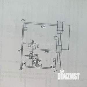 1-к квартира, вторичка, 22м2, 4/5 этаж