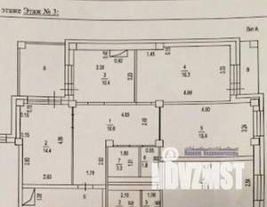 3-к квартира, вторичка, 78м2, 3/16 этаж